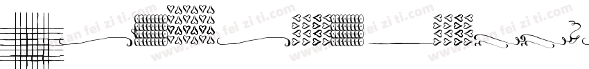 Bricbrac Pattern字体转换